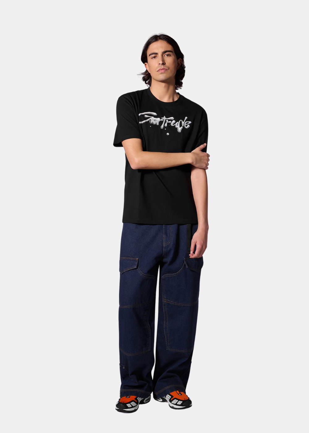 T-shirt Leonce  metal - noir