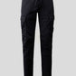 Pantalon cargo - satin stretch - Bleu marine