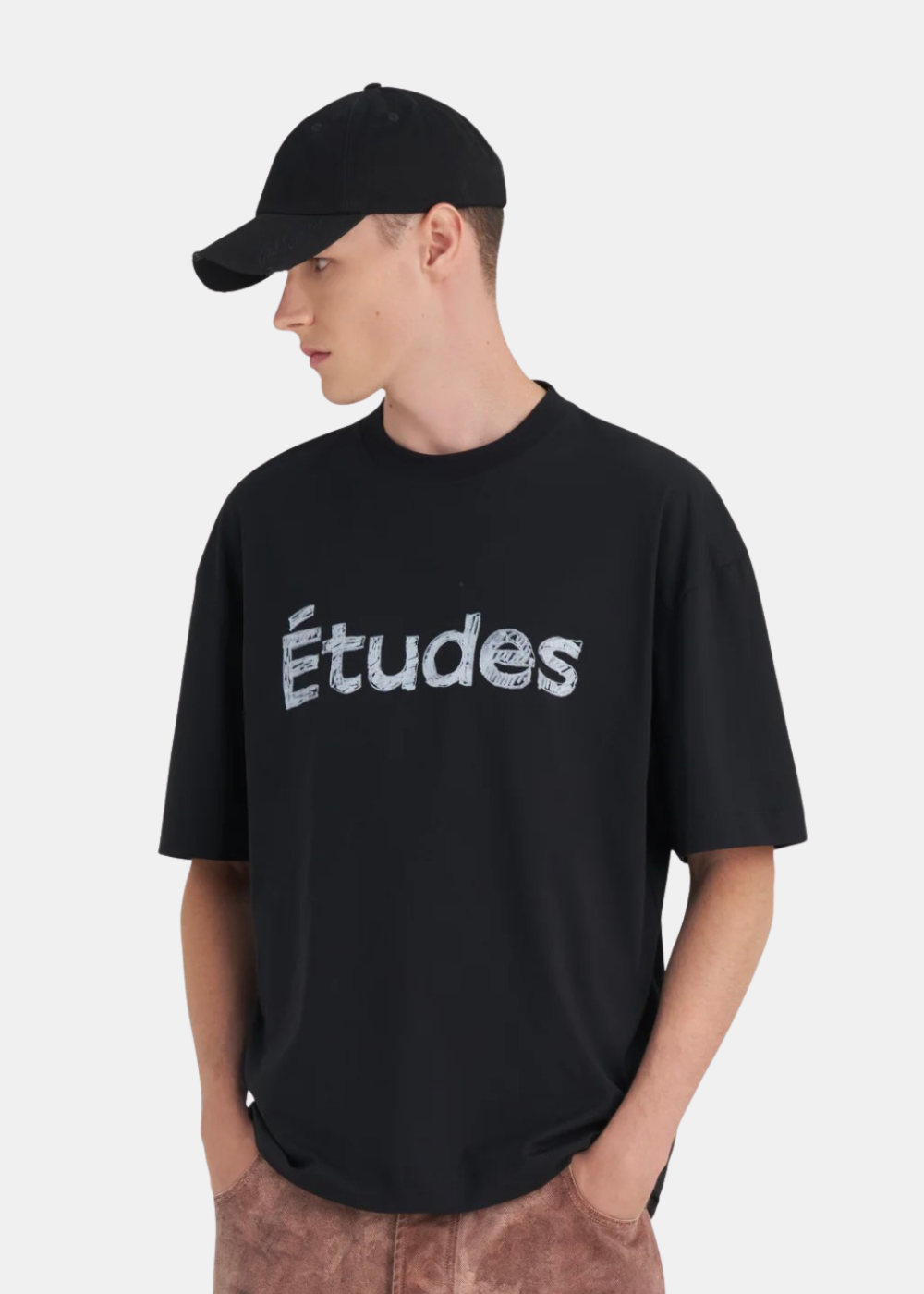 T-shirt Relax Chalk Logo - noir