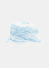 vue de face du Bob Lacoste imprimé crocodile XXL - bleu
