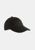 Casquette A.P.C. Charlie - noir vue de face sur fond blanc