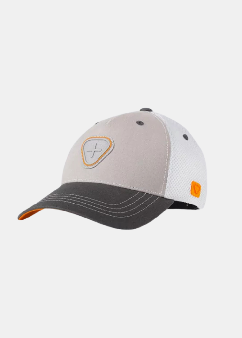 cette photo montre la Casquette Gertrude Billy2Tones Patch gris de face. Nouveauté 2026