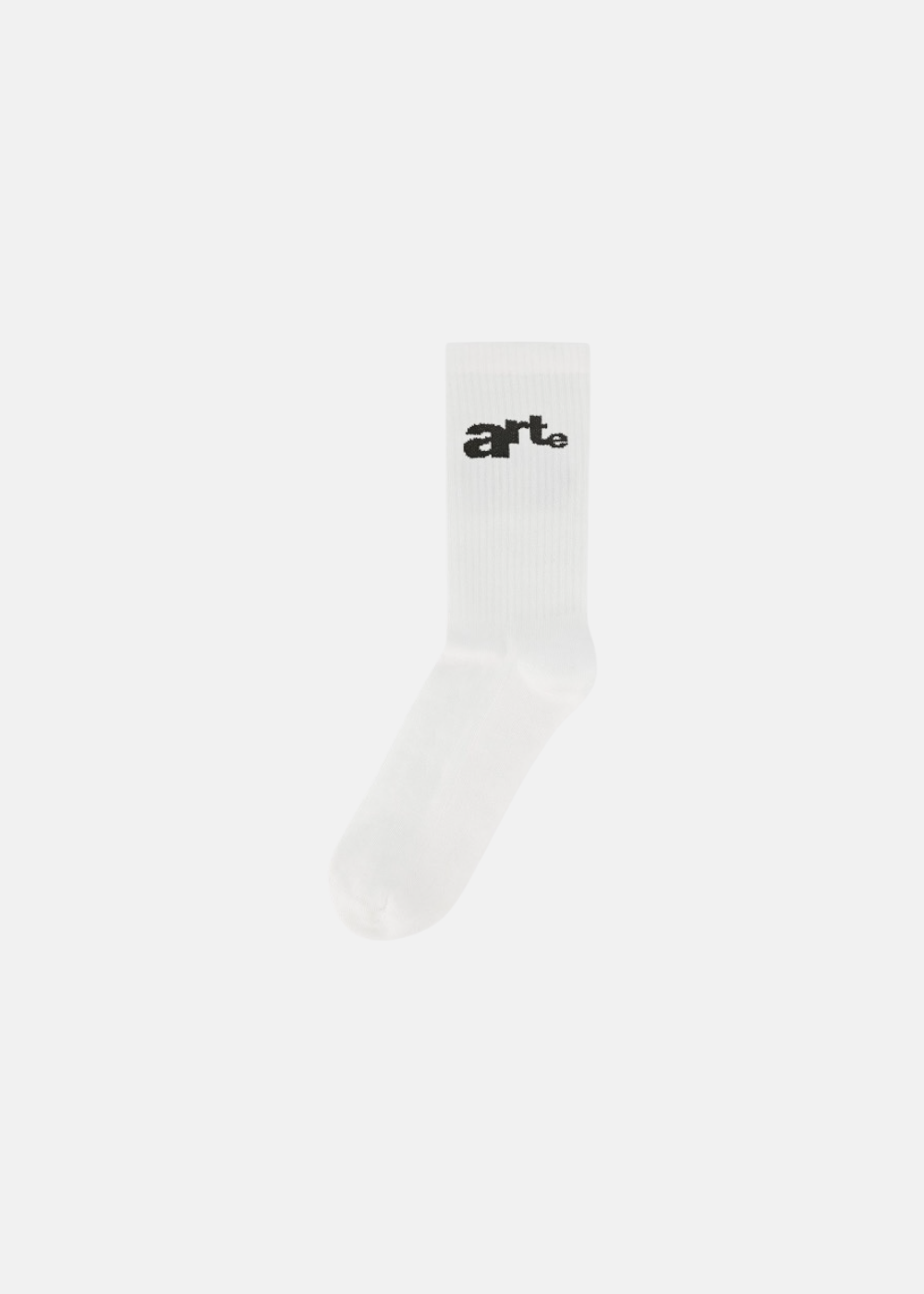 vue de face sur fond blanc de la Chaussettes Homme Arte Antwerp Big Logo blanches | Purple Store