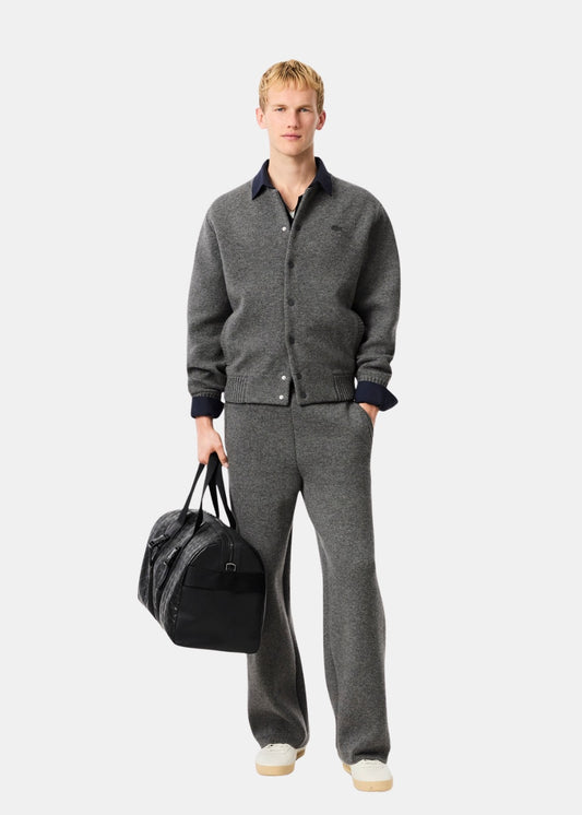 Bomber en laine mérinos – gris