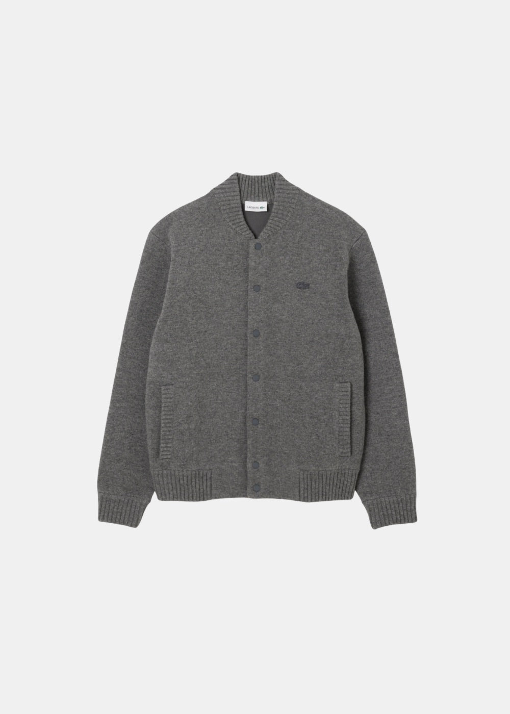 Bomber en laine mérinos – gris