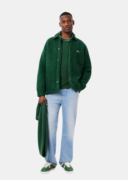 Surchemise en feutre de laine - vert