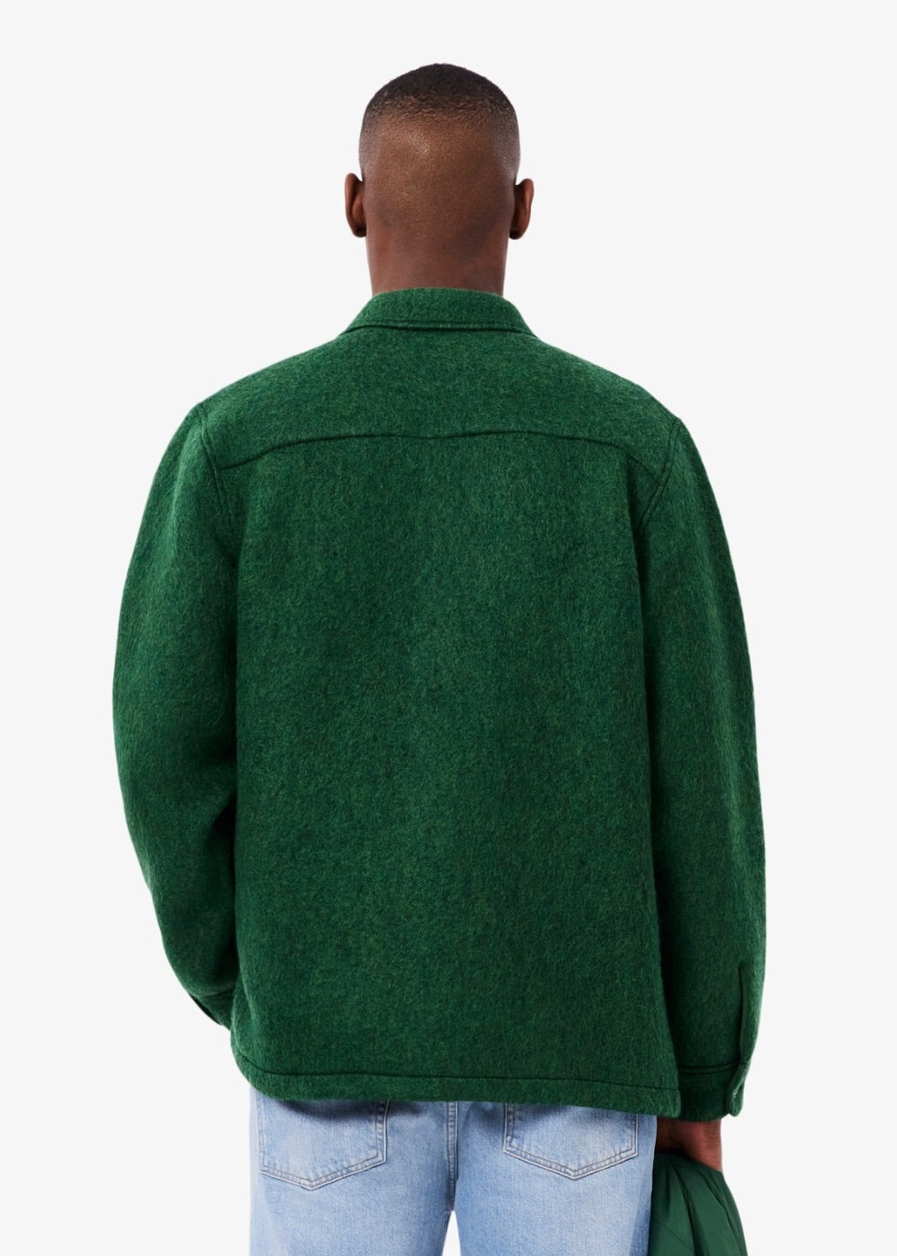 Surchemise en feutre de laine - vert