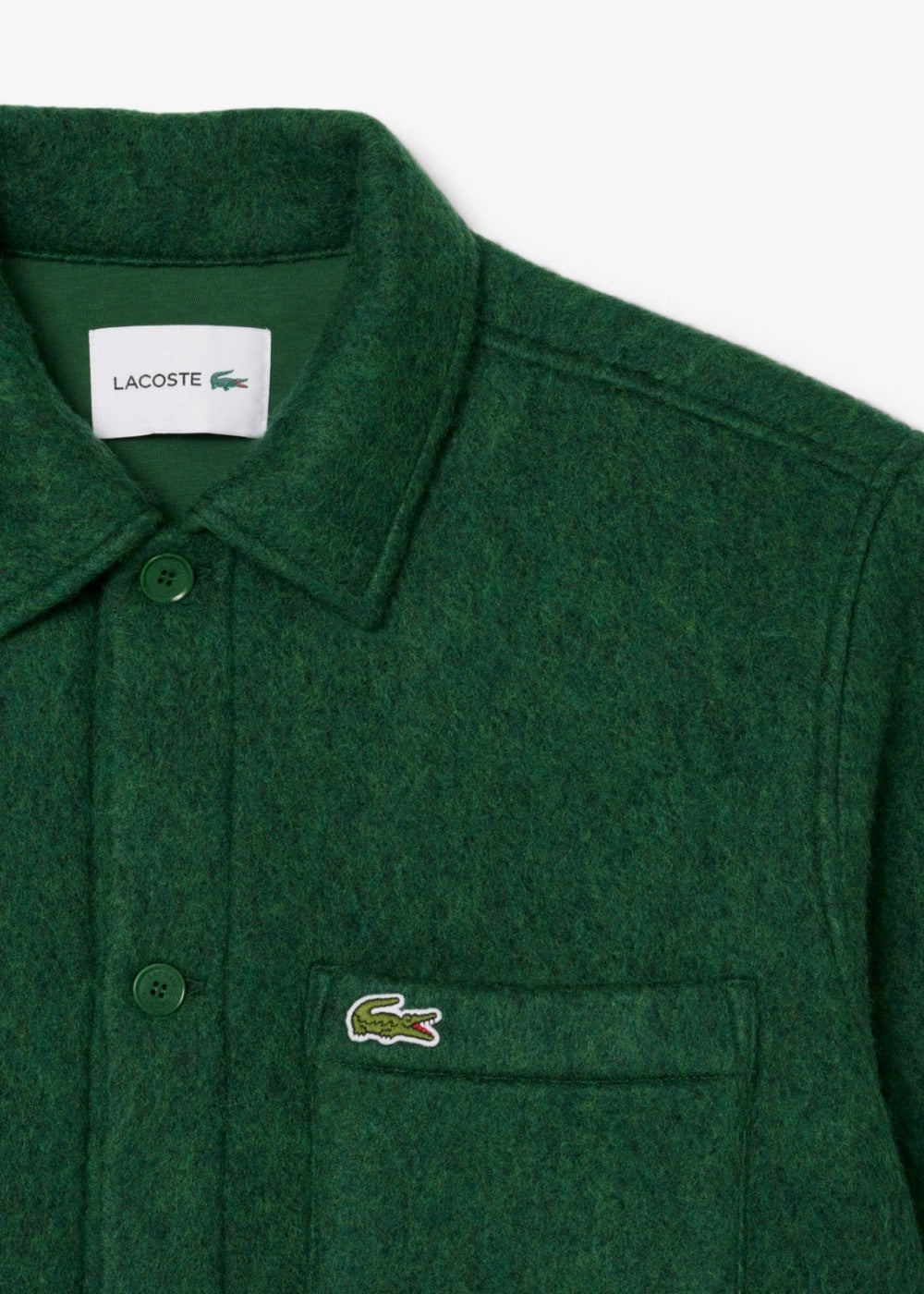 Surchemise en feutre de laine - vert