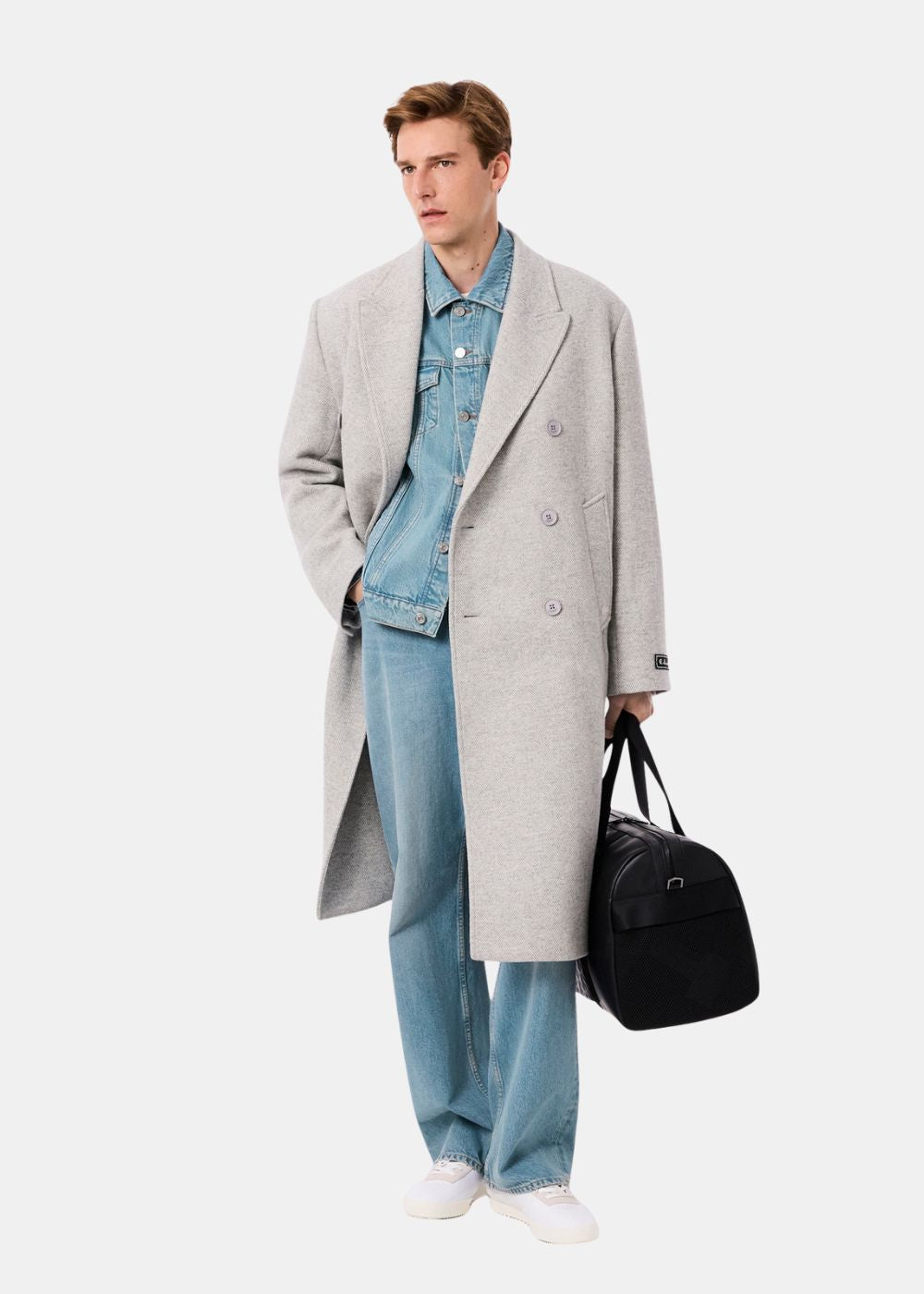 Veste en jean signature – bleu