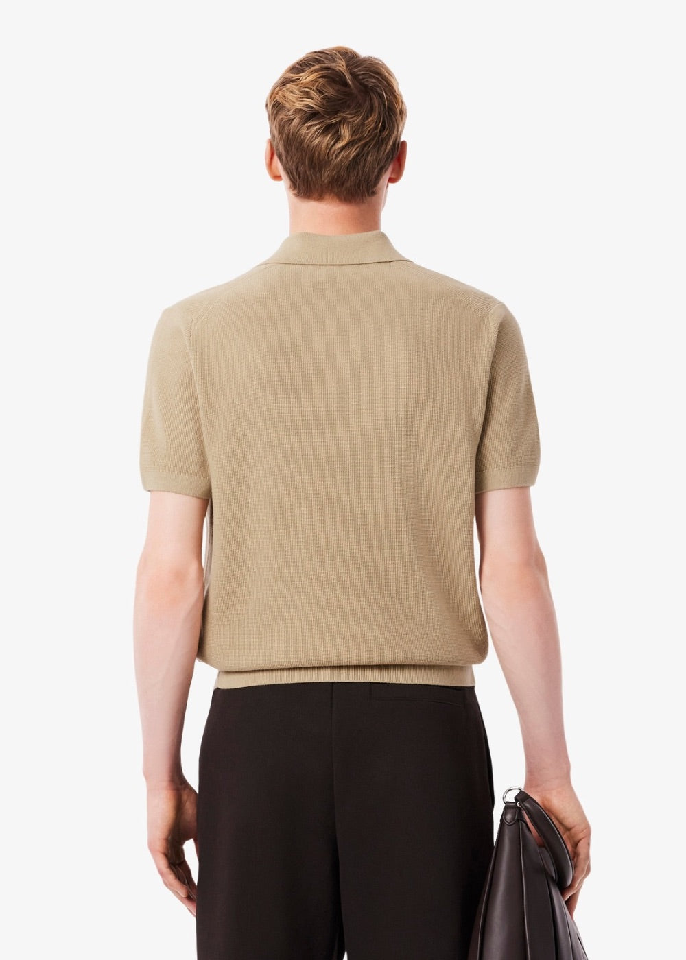 Pull col ouvert - marron