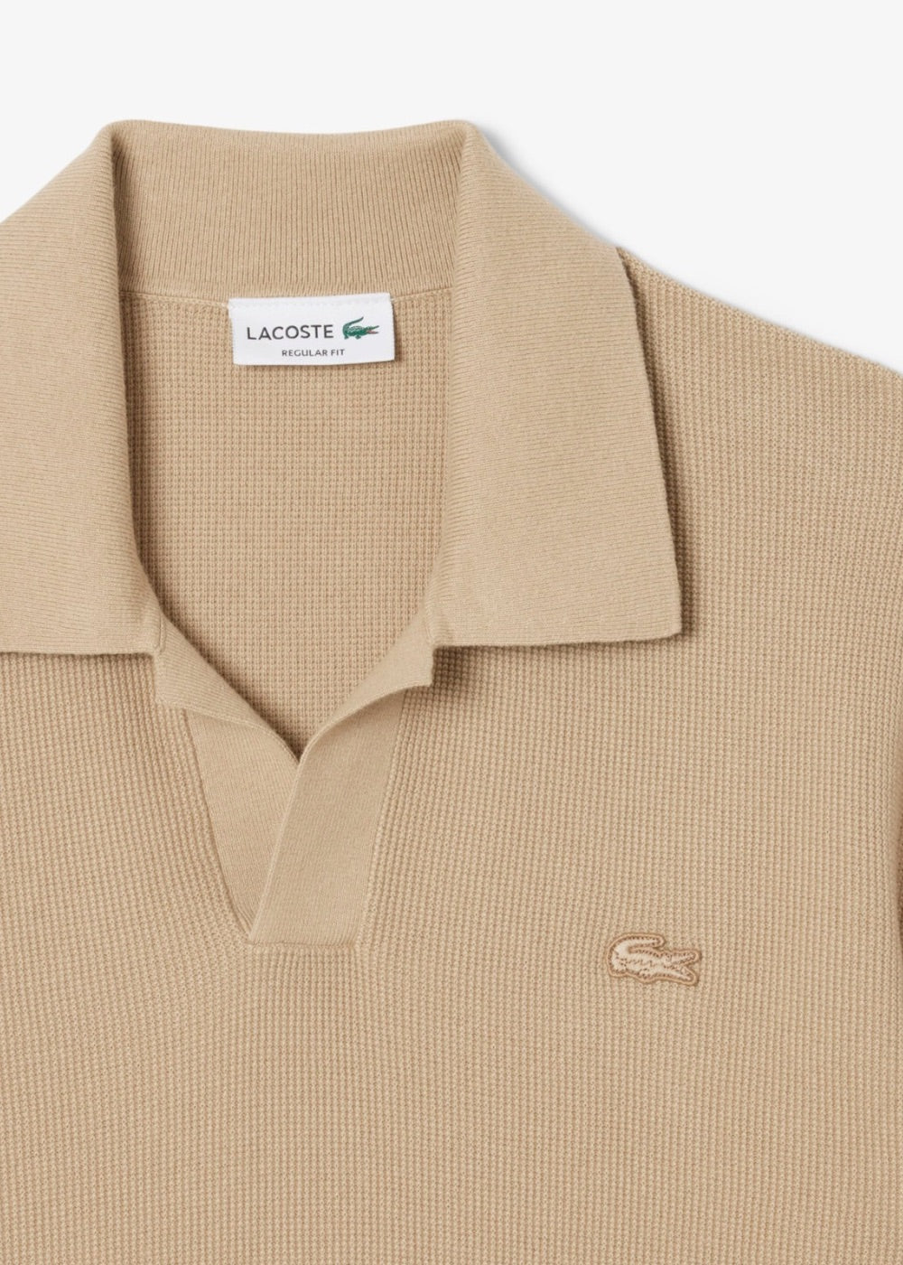 Pull col ouvert - marron