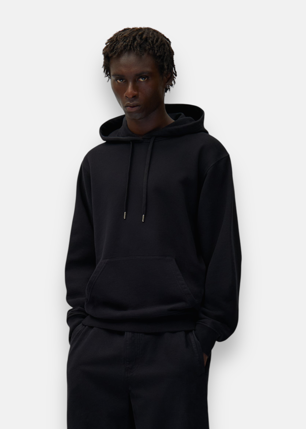 Sweat-shirts à capuche Multi logo  - noir