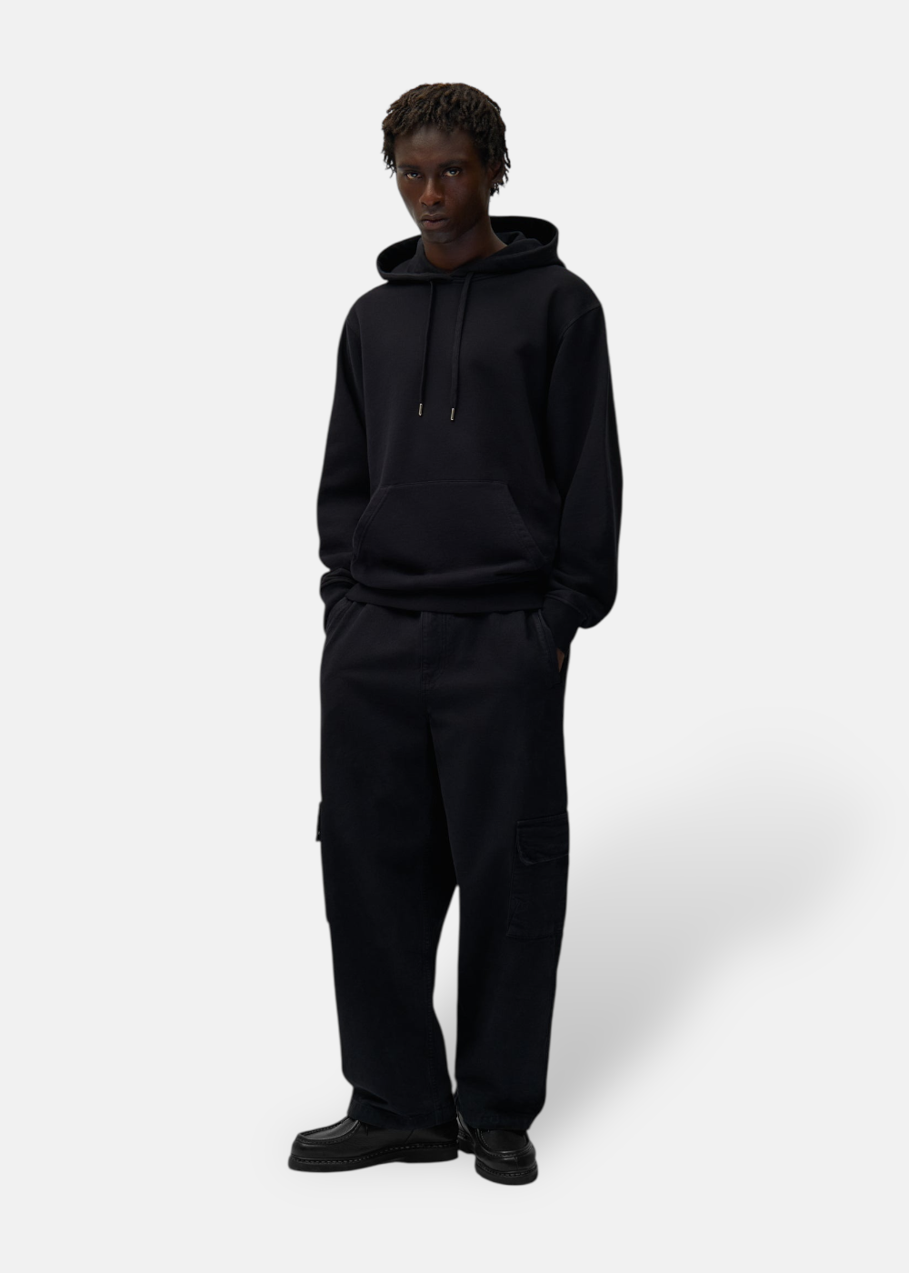 Sweat-shirts à capuche Multi logo  - noir