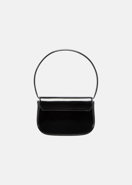 Sac 1DR bandoulière glossy - noir