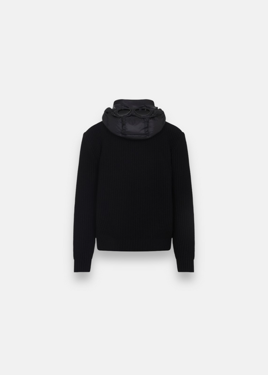 Pull Bi-matières DD Shell Down- noir