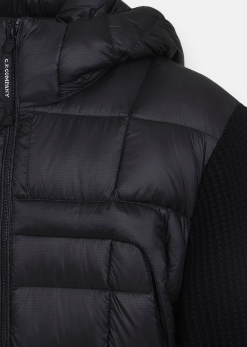 Pull Bi-matières DD Shell Down- noir