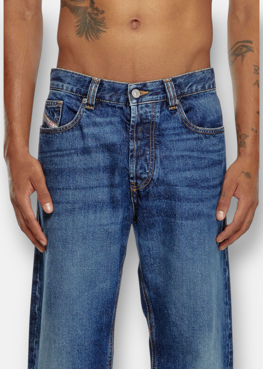 Gros Plan Jean Diesel Bleu foncé