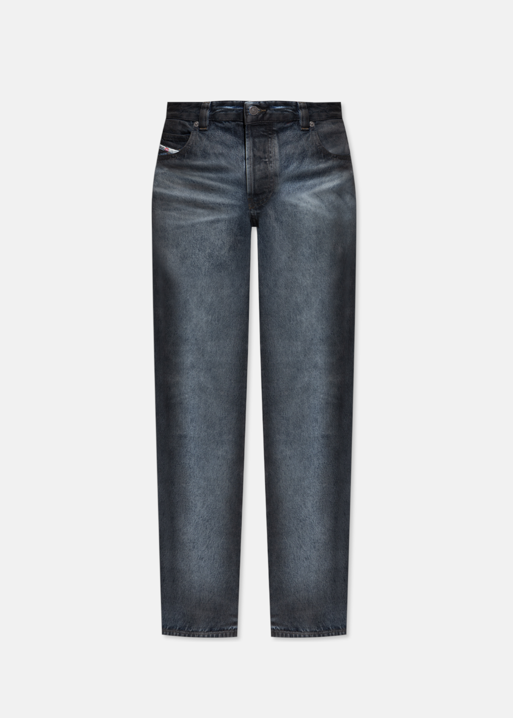 Jeans diesel d-vyl pas cher de face  sur fond blanc