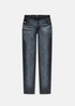 Jeans diesel d-vyl pas cher de face  sur fond blanc