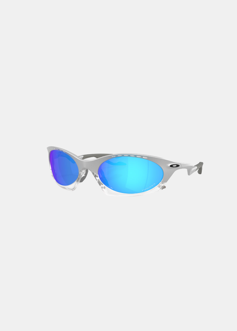 Lunettes_de_Soleil_Plantaris_monture - argent_sapphire avec nez amovible en détail
