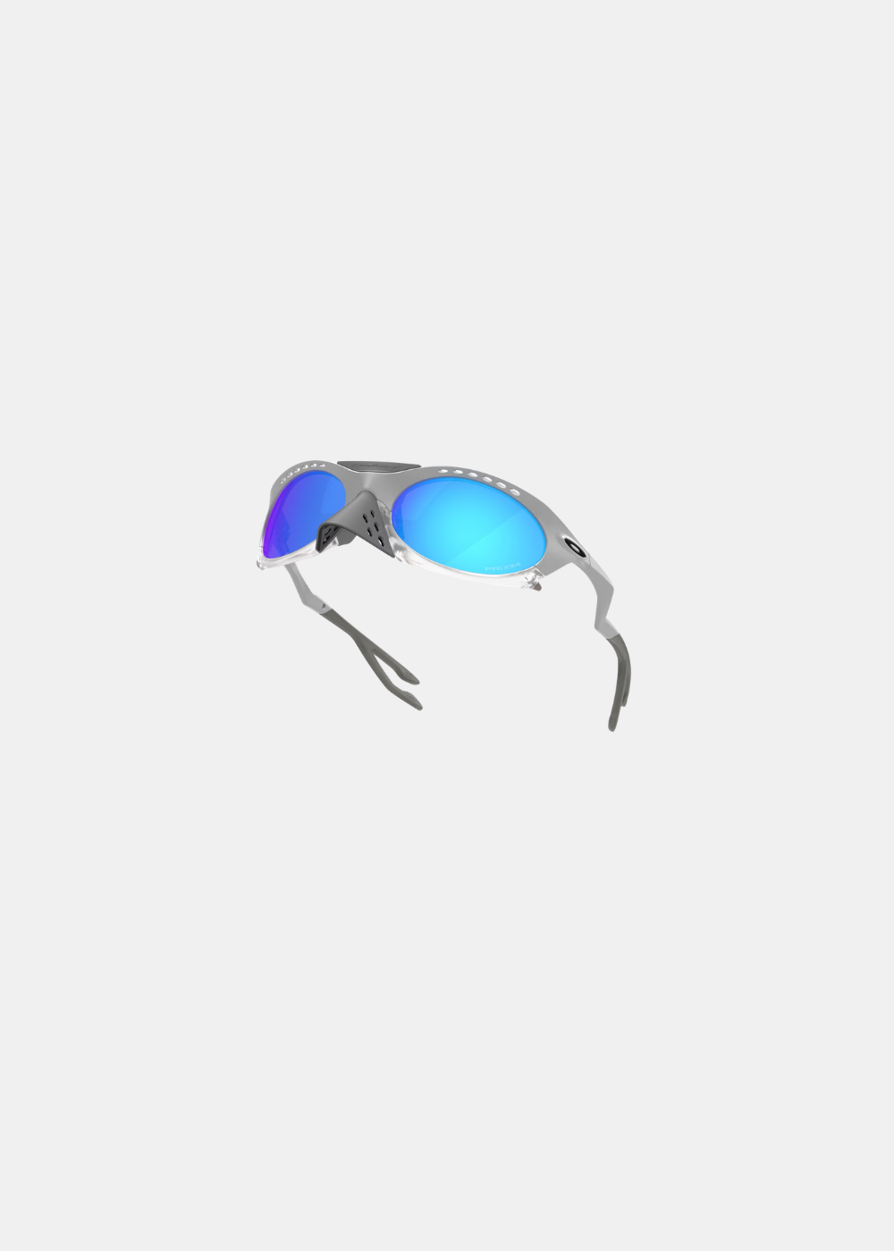 Lunettes_de_Soleil_Plantaris_monture - argent_sapphire sur fond gris