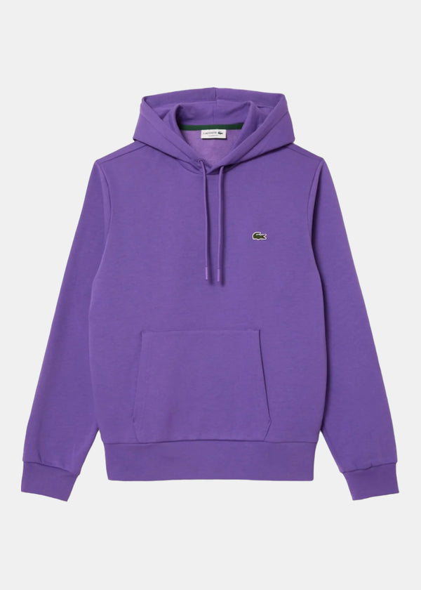 Sweatshirt à capuche  Lacoste iconique violet