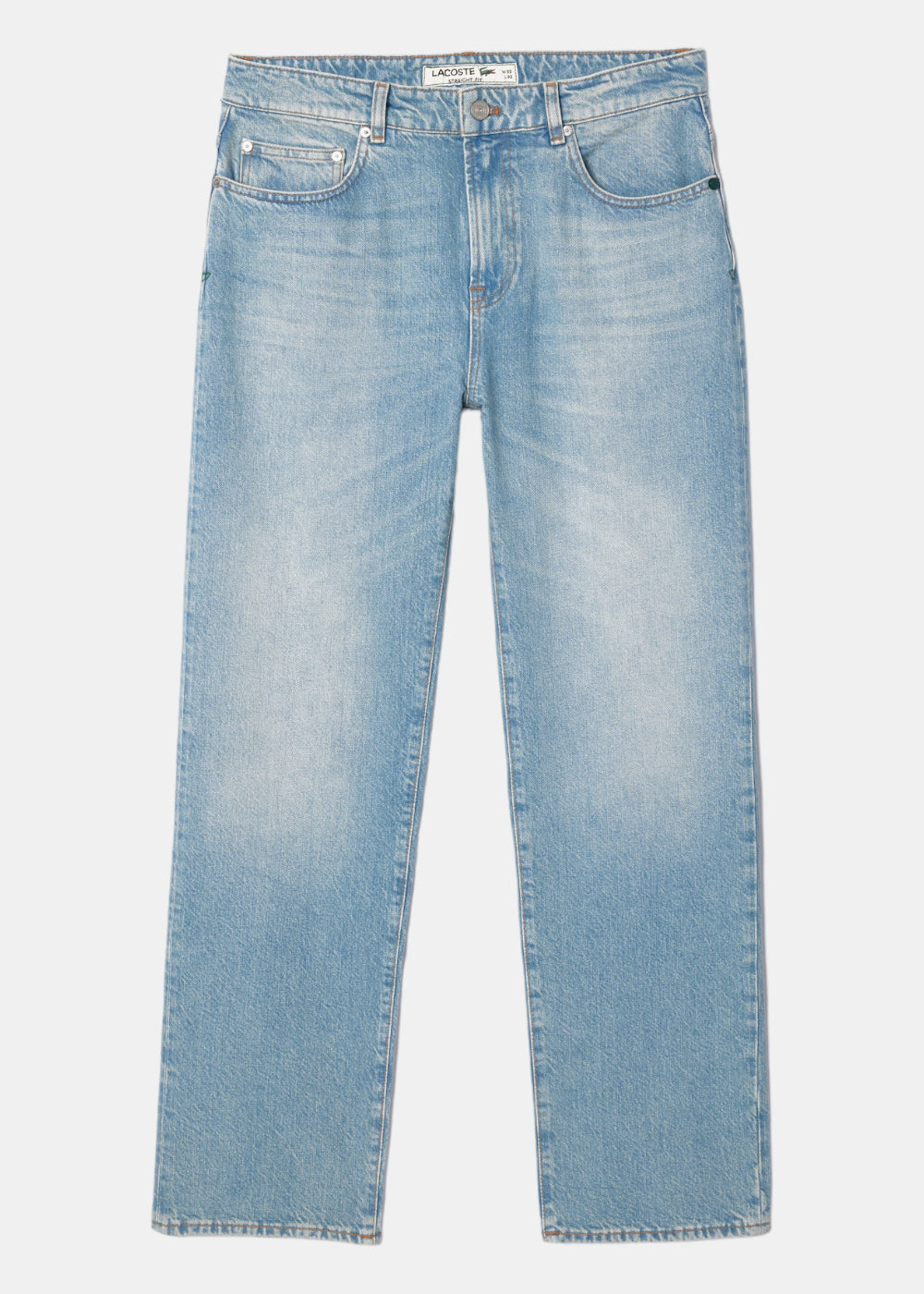 Jeans  coupe droite - bleach bleu