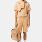 Short en molleton de coton - beige