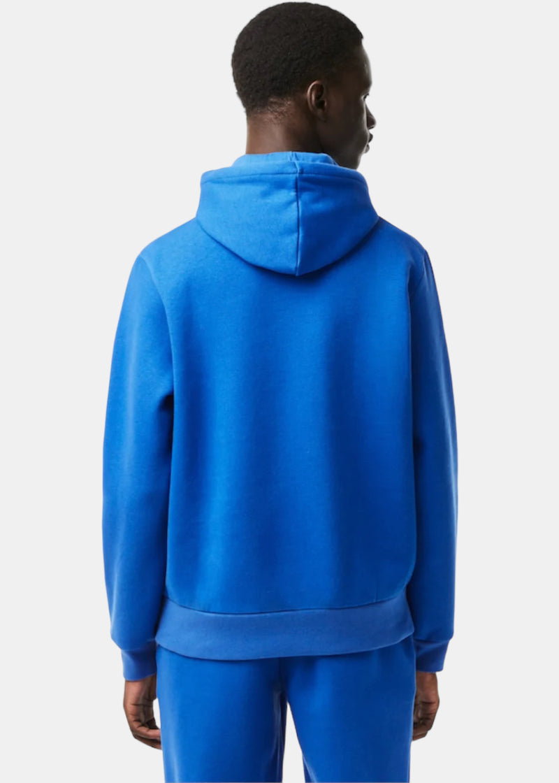 Sweatshirt à capuche Lacoste iconique bleu