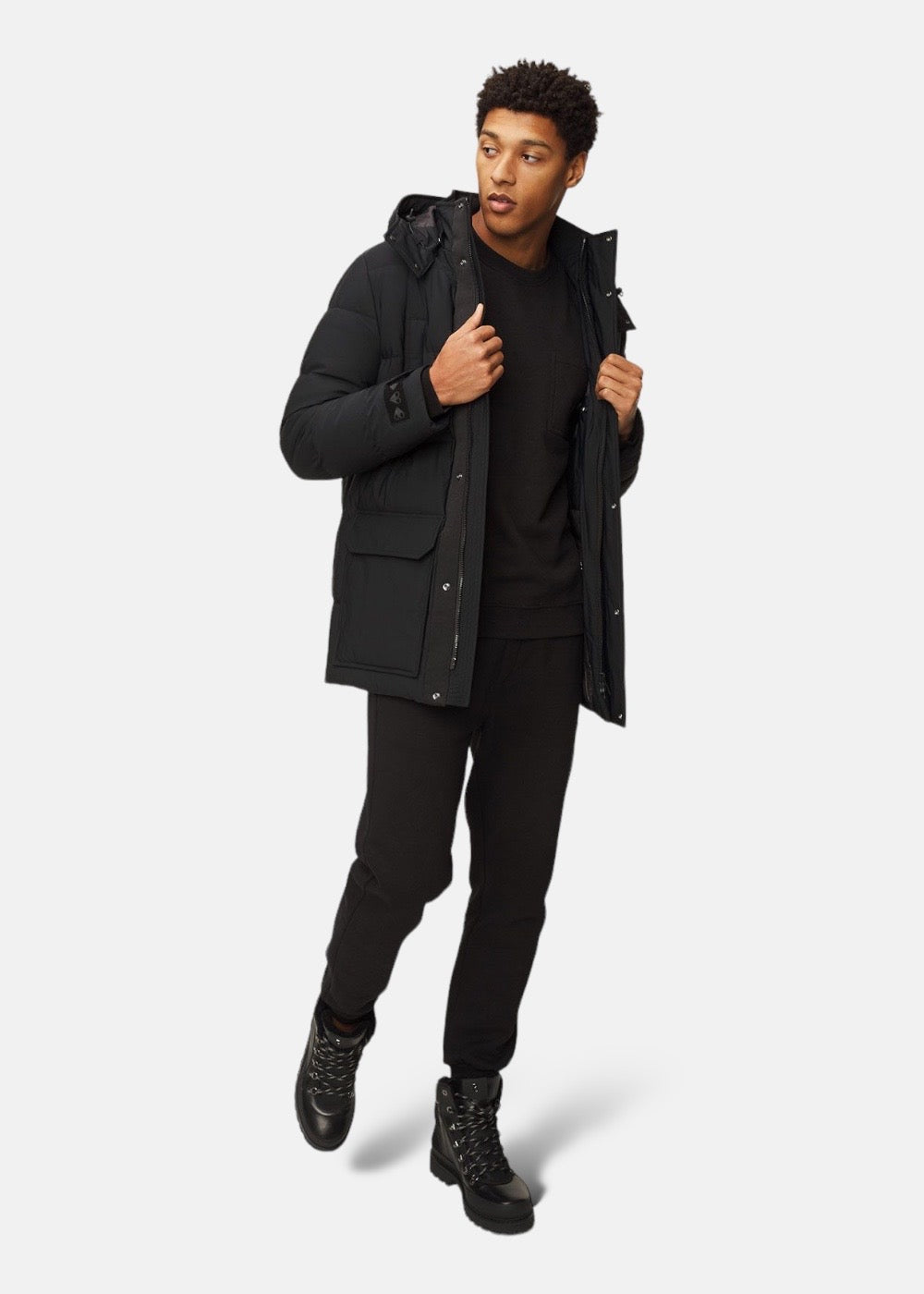 Parka Moose Knuckles  Valleyfield Noir vue d'ensemble