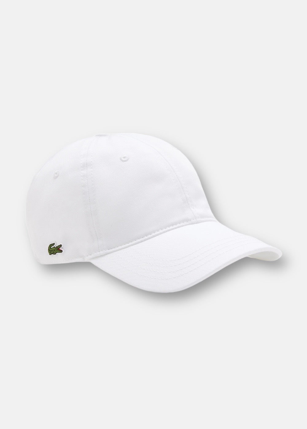 Casquette en gabardine blanche