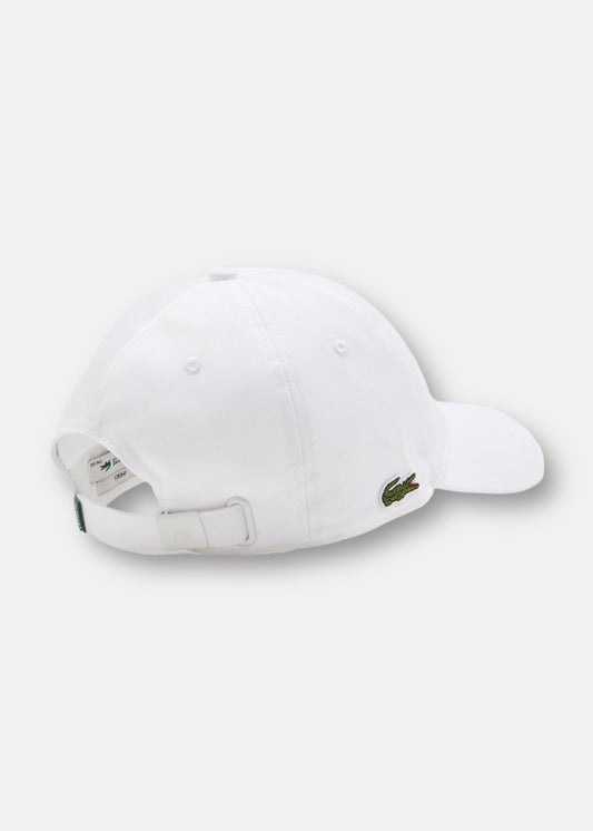 Casquette en gabardine blanche