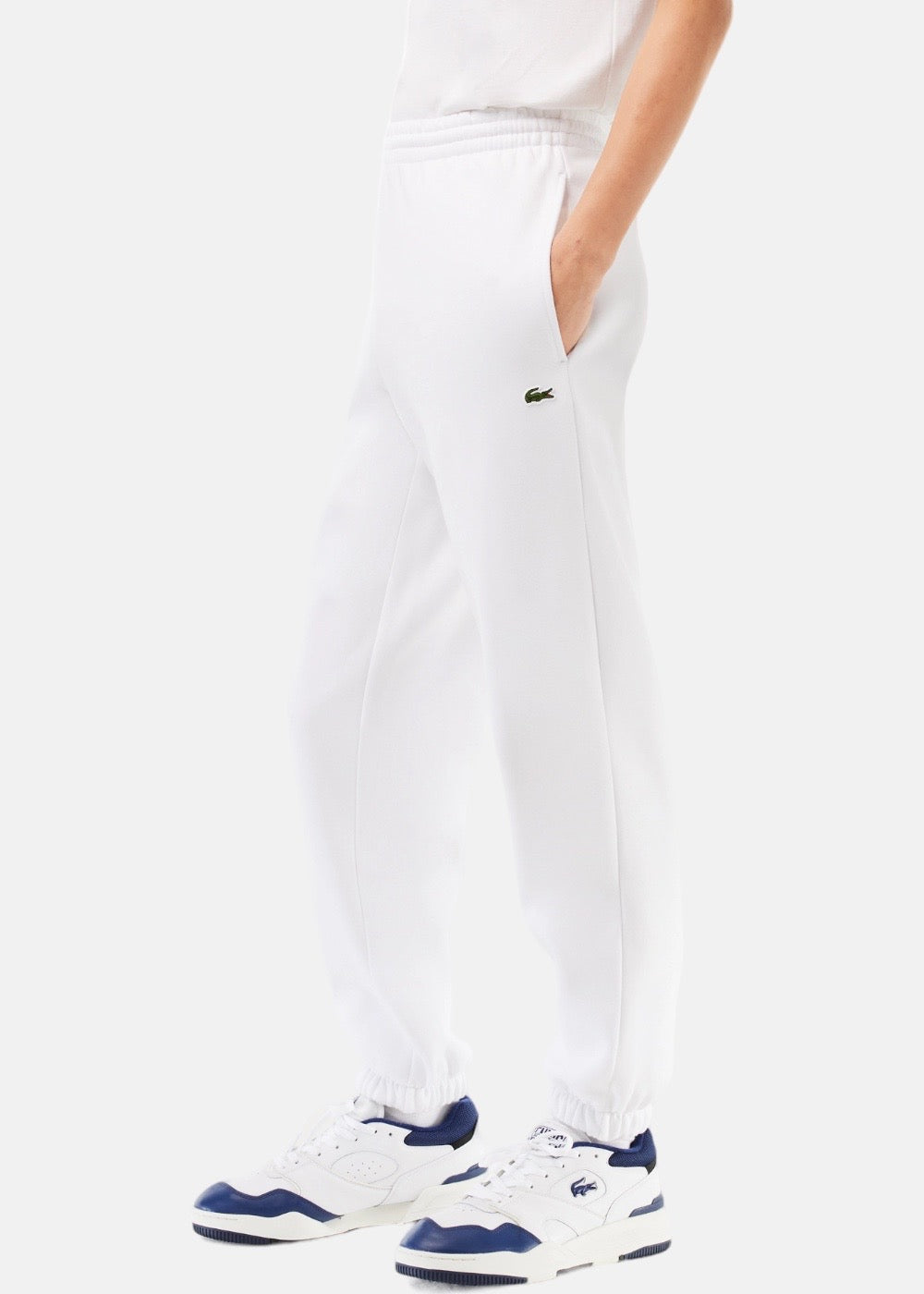 Bas de Survetement Coupe Droite Blanc Lacoste Purple Store