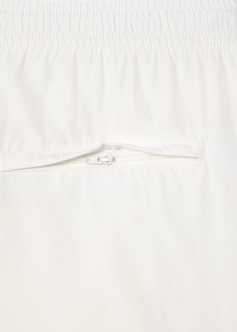 Pantalon de survêtement Lacoste en tissu déperlant blanc