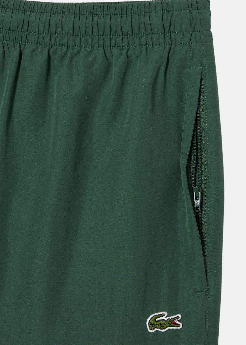 Pantalon de survêtement Lacoste en tissu déperlant vert