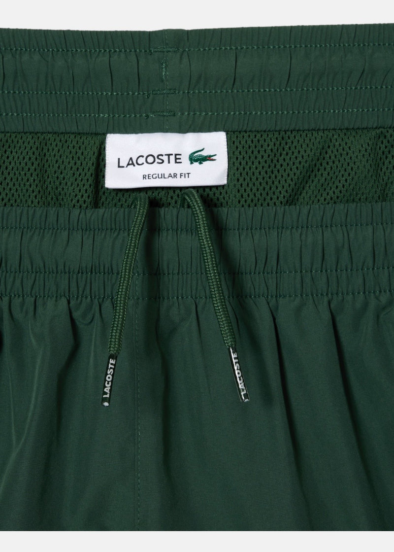 Pantalon de survêtement Lacoste en tissu déperlant vert