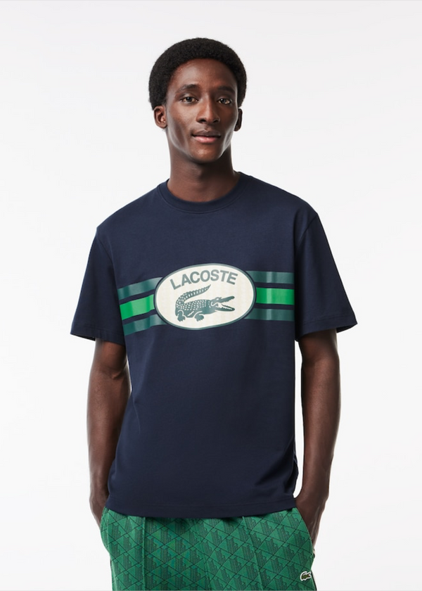 T-shirt Lacoste  imprimé monogramme
