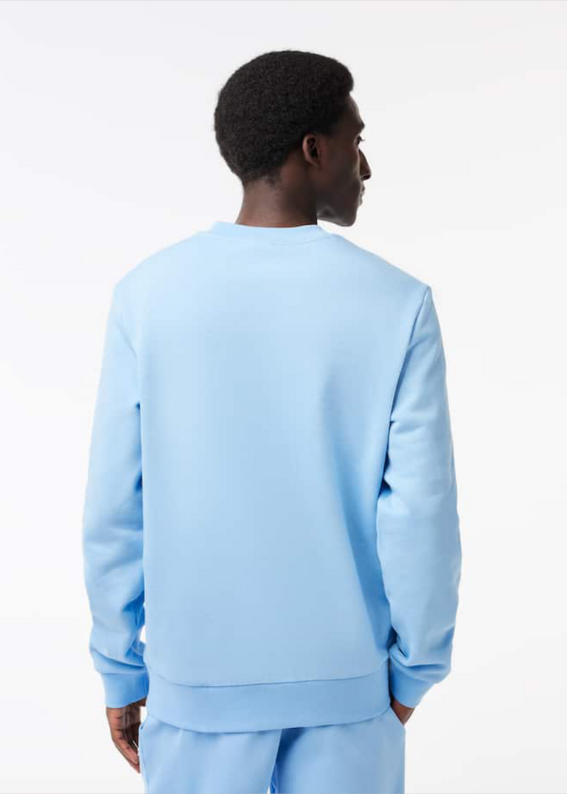 Sweat-shirt Lacoste iconique bleu ciel
