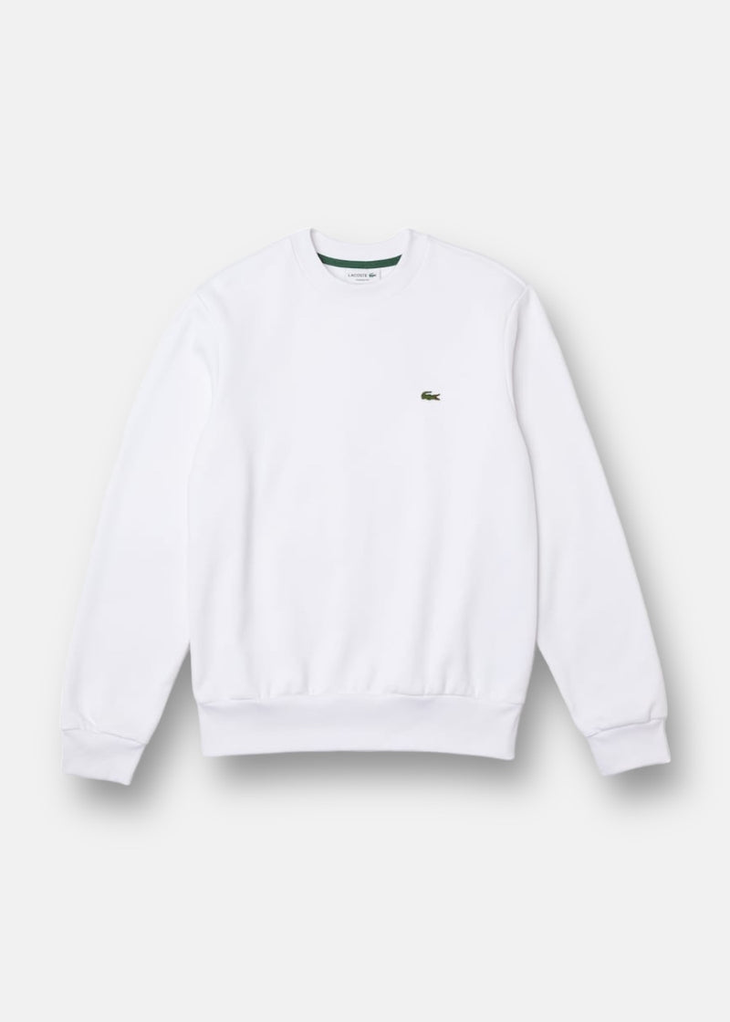 Sweat-shirt Lacoste iconique blanc