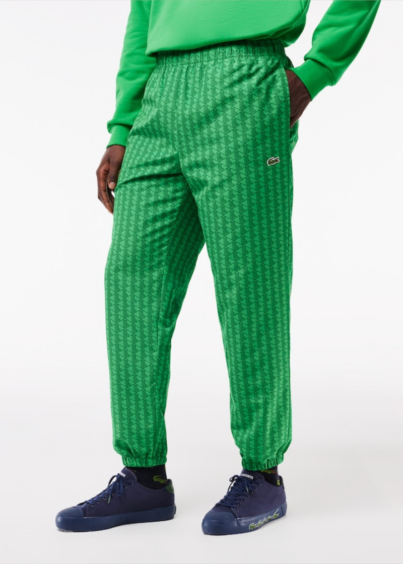 Pantalon de Survêtement Lacoste - Monogramme Iconique vert