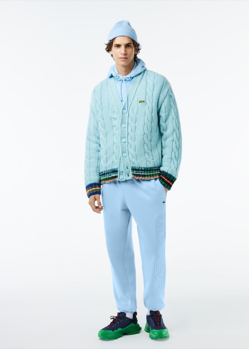 Pantalon de survêtement Lacoste Jogger avec détail siglé bleu