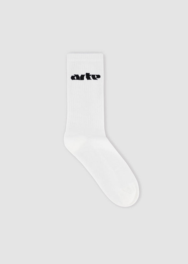 Chaussettes Arte Horizontal - blanche