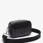 Sacoche bandoulière reporter bag monogramme - noir