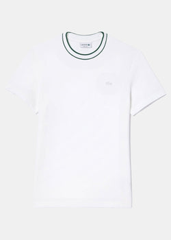 T-shirt  Lacoste en coton piqué blanc