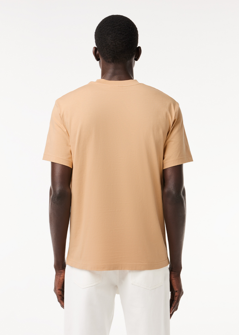 T-shirt Lacoste iconique beige