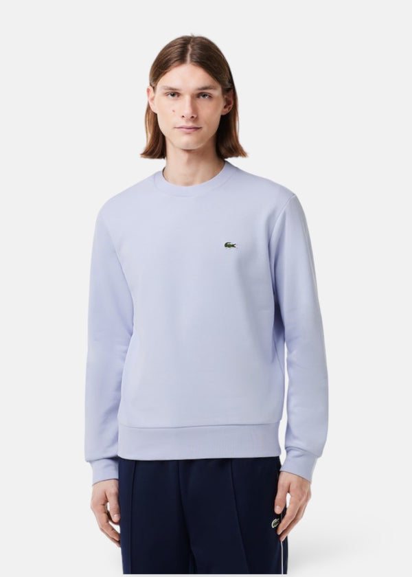 Sweat-shirt Lacoste iconique bleu gris