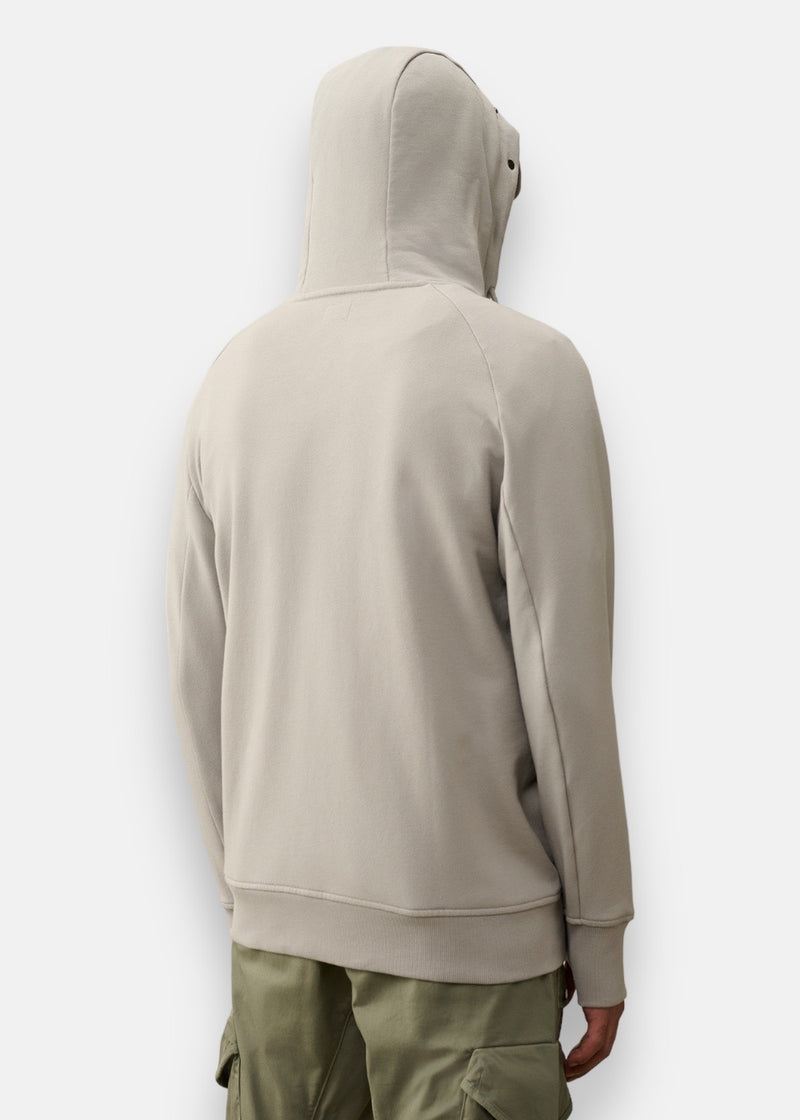 Sweat-shirt zippé goggle - drizzle gris