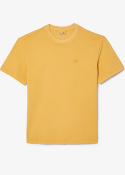T-shirt Lacoste natural dyed jaune