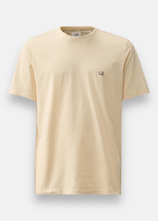 T-shirt C.P. Company 30/1 jersey goggle pistachio she beige