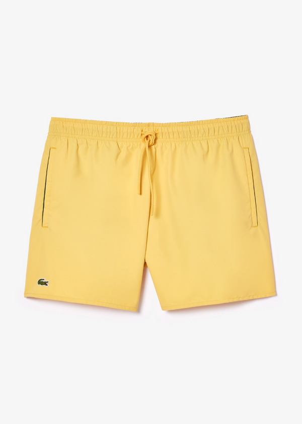 Short de bain Lacoste jaune